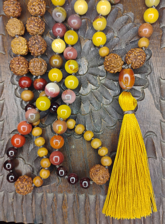 Mala tibetano 108 grani - I, II, III Chakra