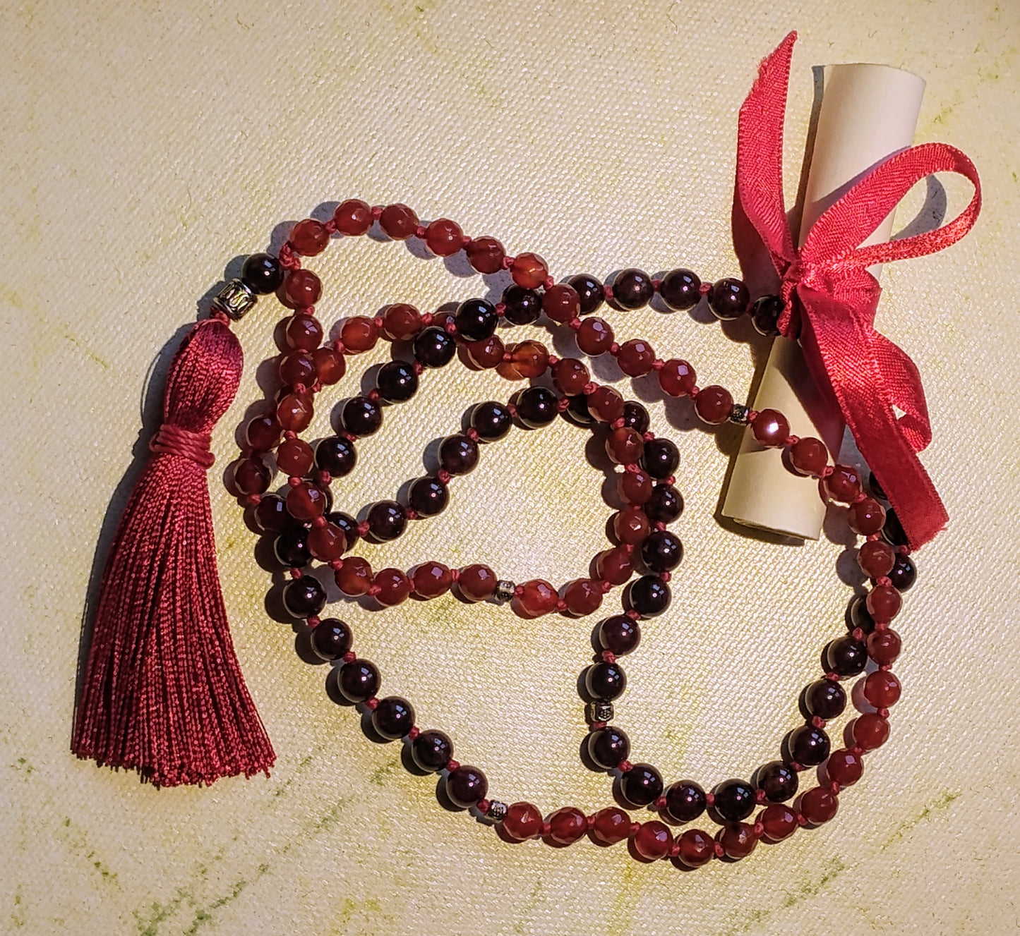 Tibetisches Mala 108 Steine – I & II Chakra