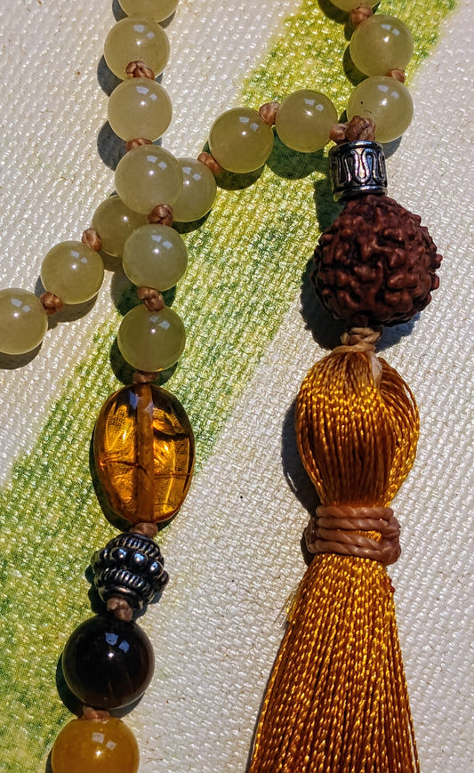 Mala tibetano 108 grani - III Chakra