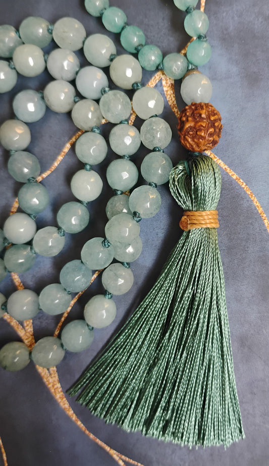 Mala tibetano 108 grani - V e VI Chakra