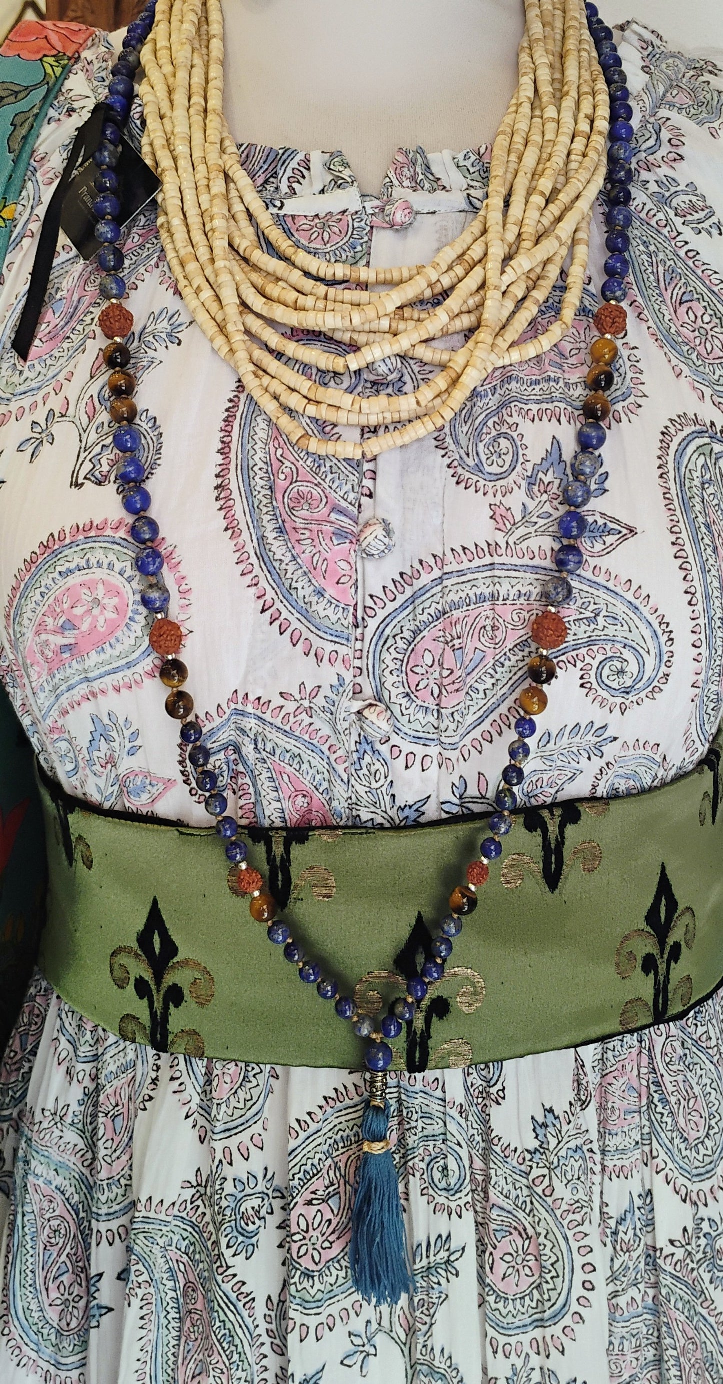 Mala tibetano - V e VI Chakra