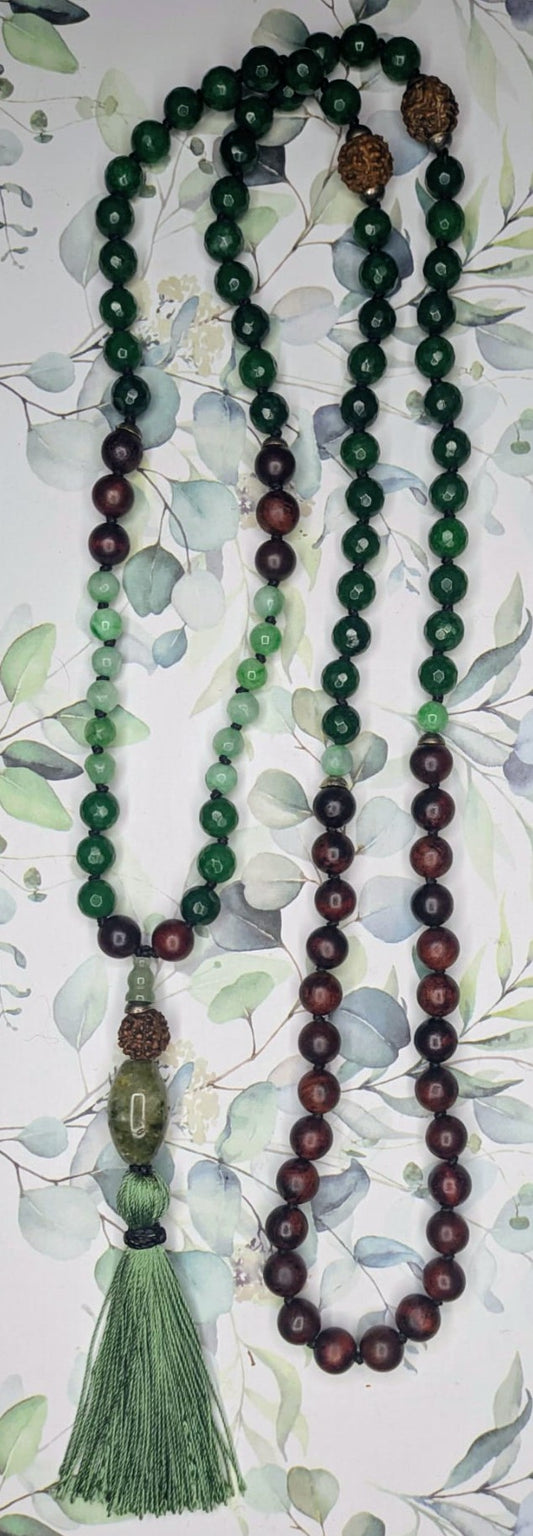 Mala tibetano 108 grani - IV Chakra