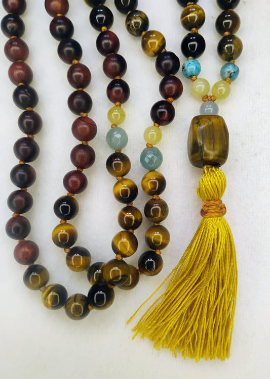 Mala tibetano - III Chakra e Protezione