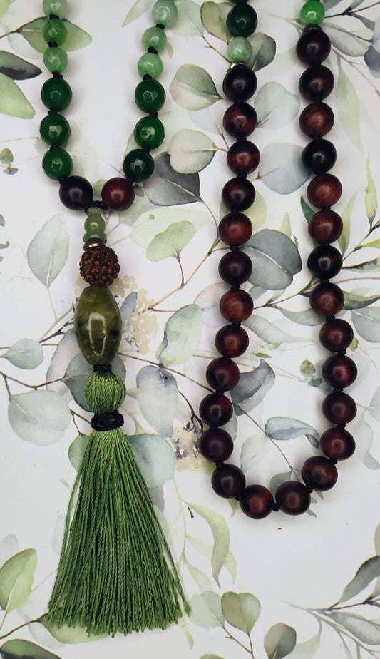 Mala tibetano 108 grani - IV Chakra