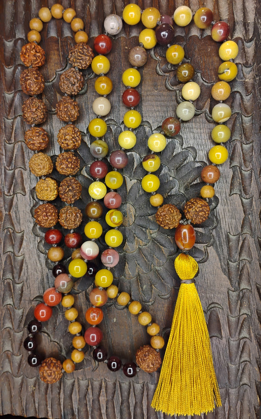 Mala tibetano 108 grani - I, II, III Chakra