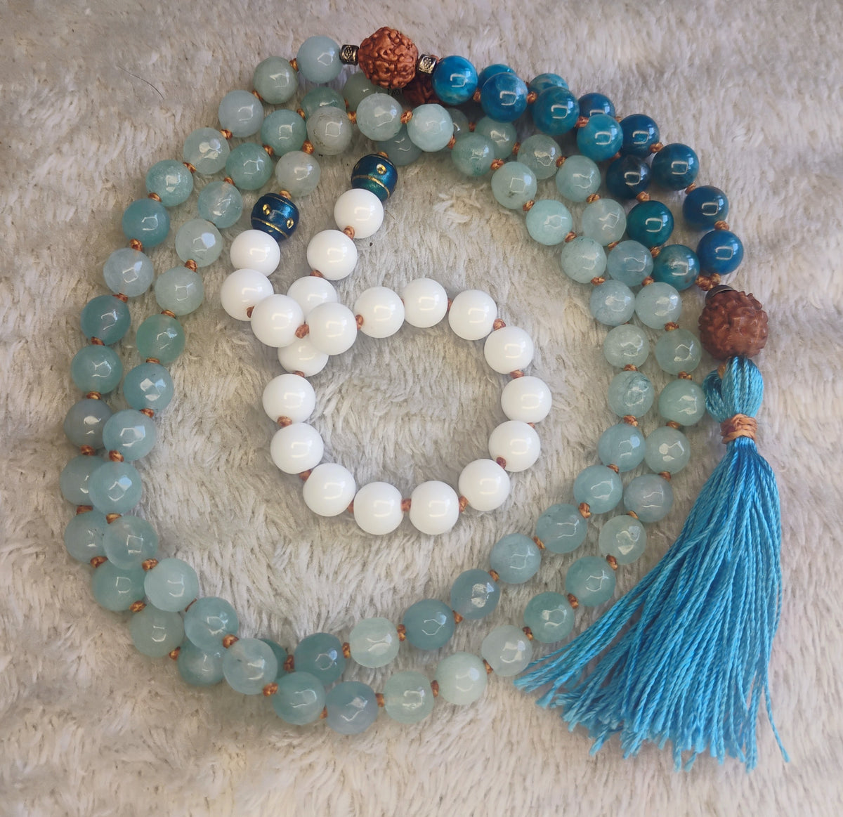 Mala tibetano - 5° 6° 7° Chakra