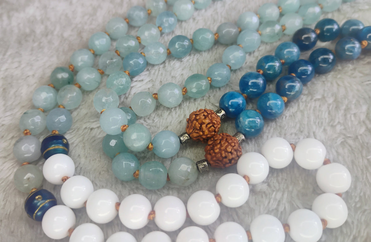 Mala tibetano - 5° 6° 7° Chakra