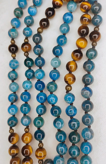 Mala tibetano - III, V, VI Chakra e Protezione
