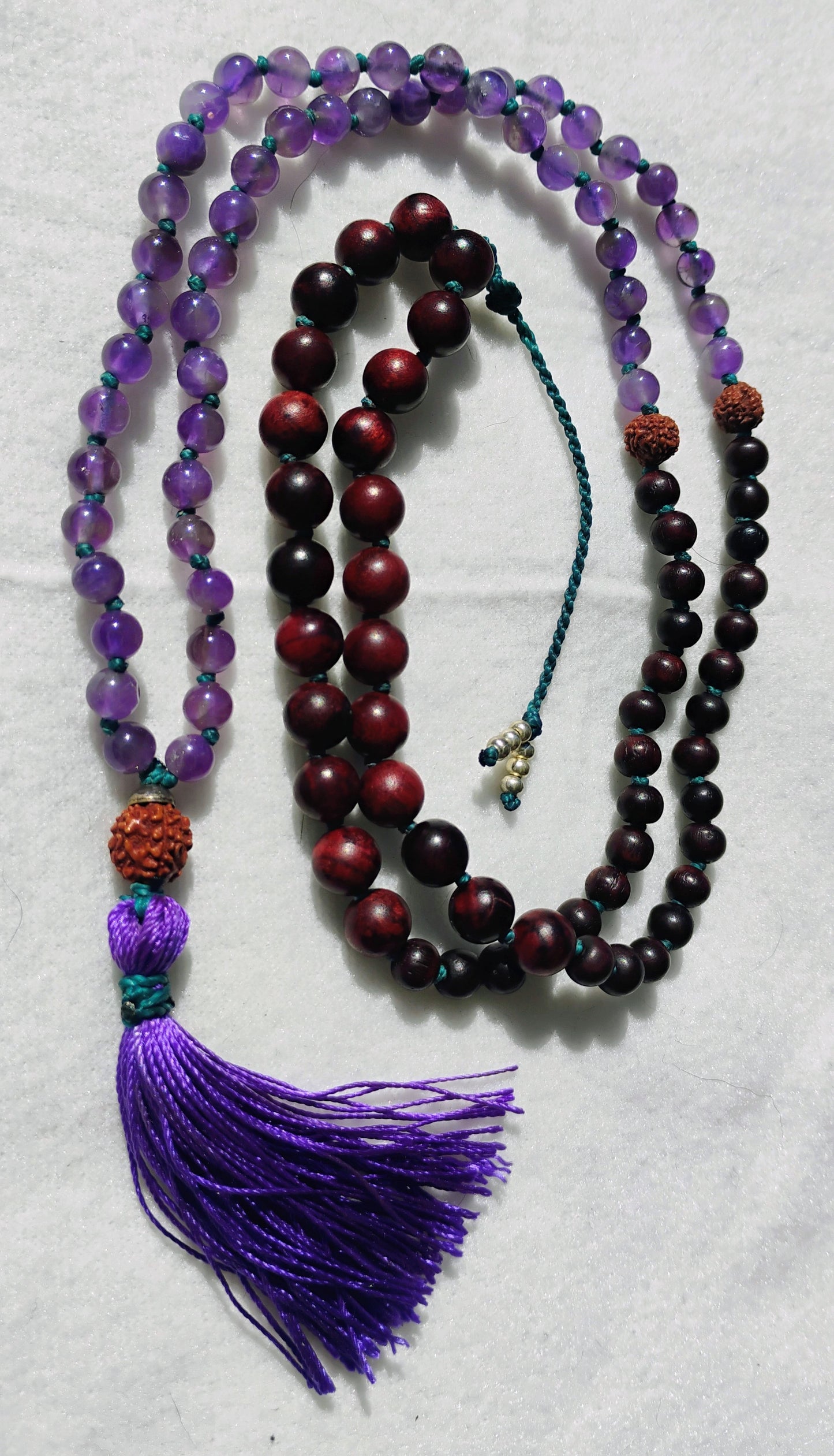 Tibetan Mala 108 grains - VI & VII Chakras 
