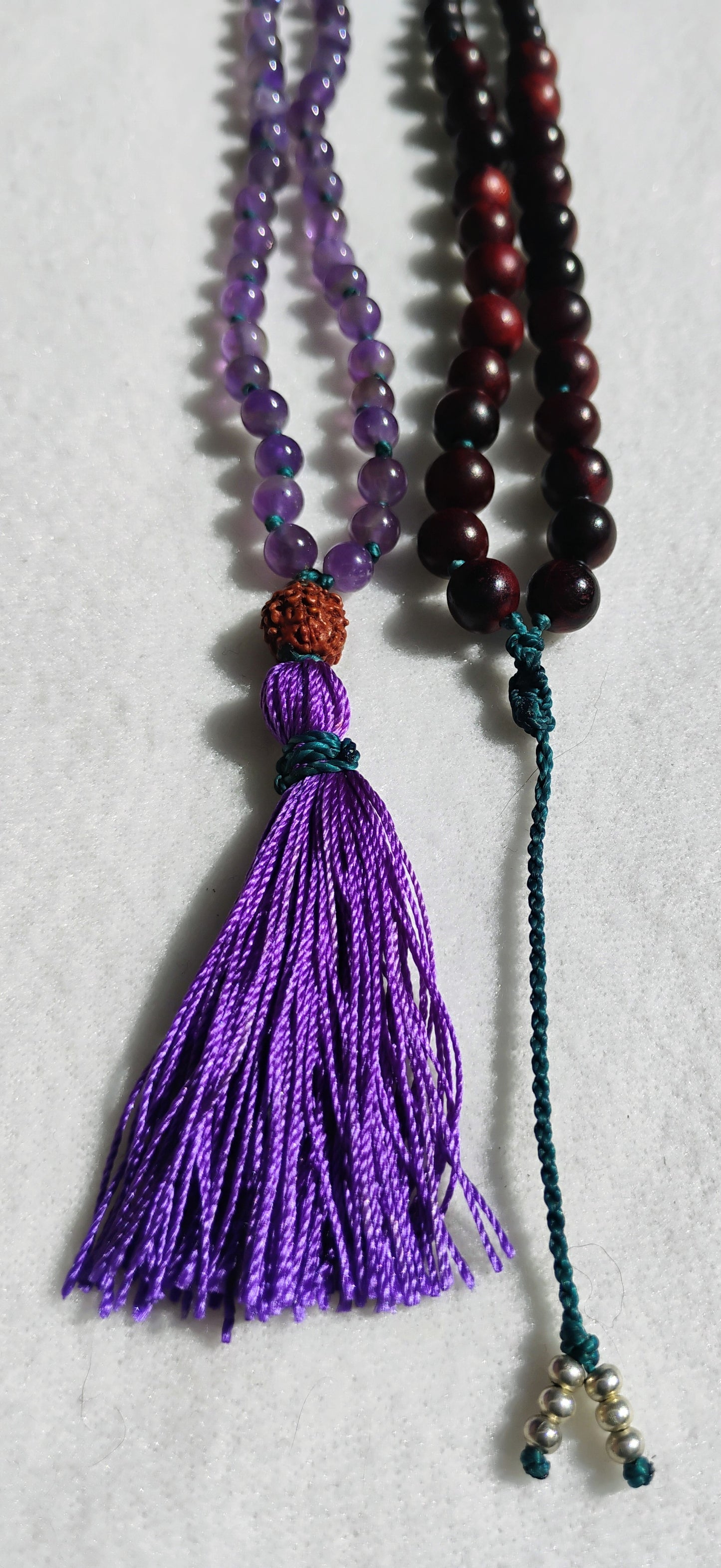 Tibetan Mala 108 grains - VI & VII Chakras 
