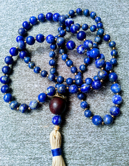 Tibetisches Mala 108 Steine – V Chakra