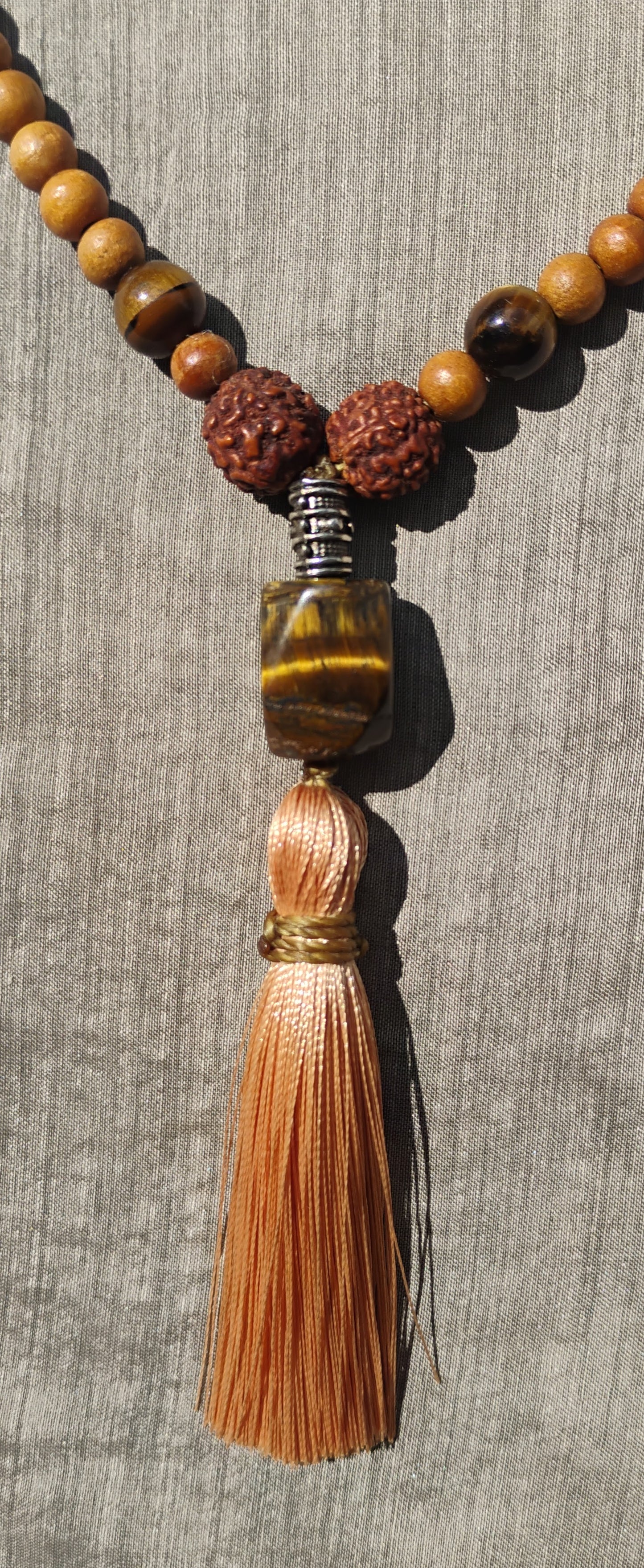 Mala tibétain 108 perles - III Chakra