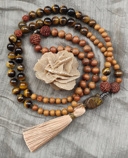 Mala tibétain 108 perles - III Chakra