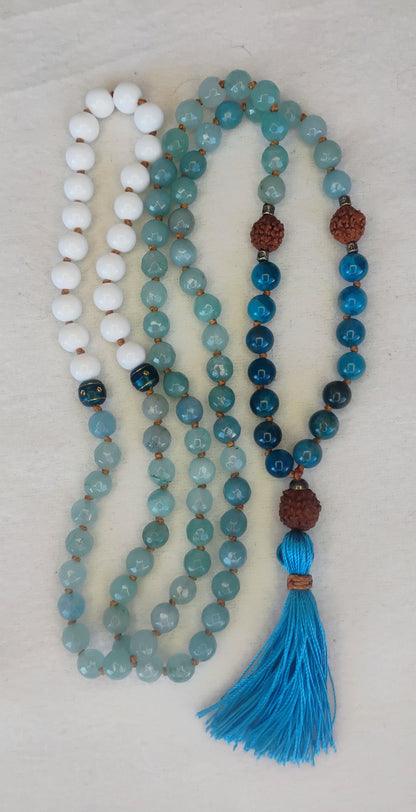 Mala tibetano - V, VI, VII Chakra