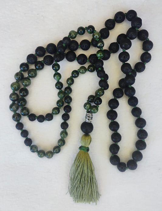 Mala tibetano - I, IV Chakra e Protezione