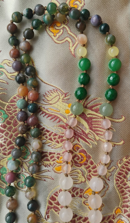Tibetisches Mala 108 Steine – IV, V, VI, VII Chakra & Schutz