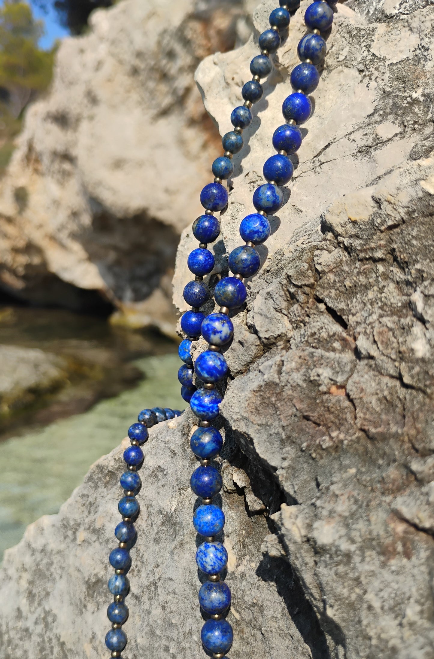 Tibetisches Mala 108 Steine – V Chakra