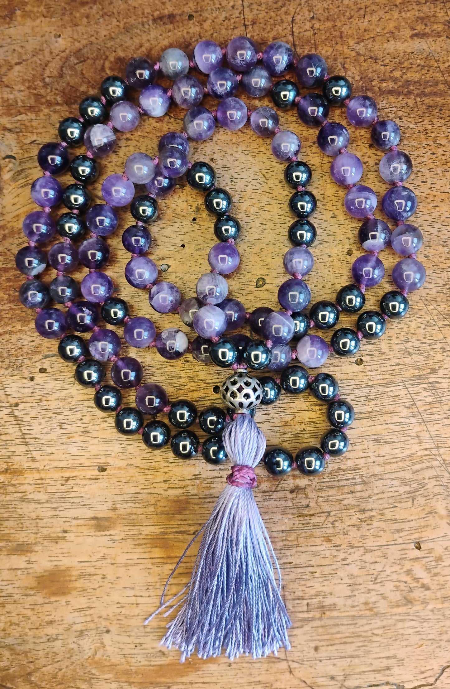 Mala Tibétain 108 Perles – Chakras I, VI et VII