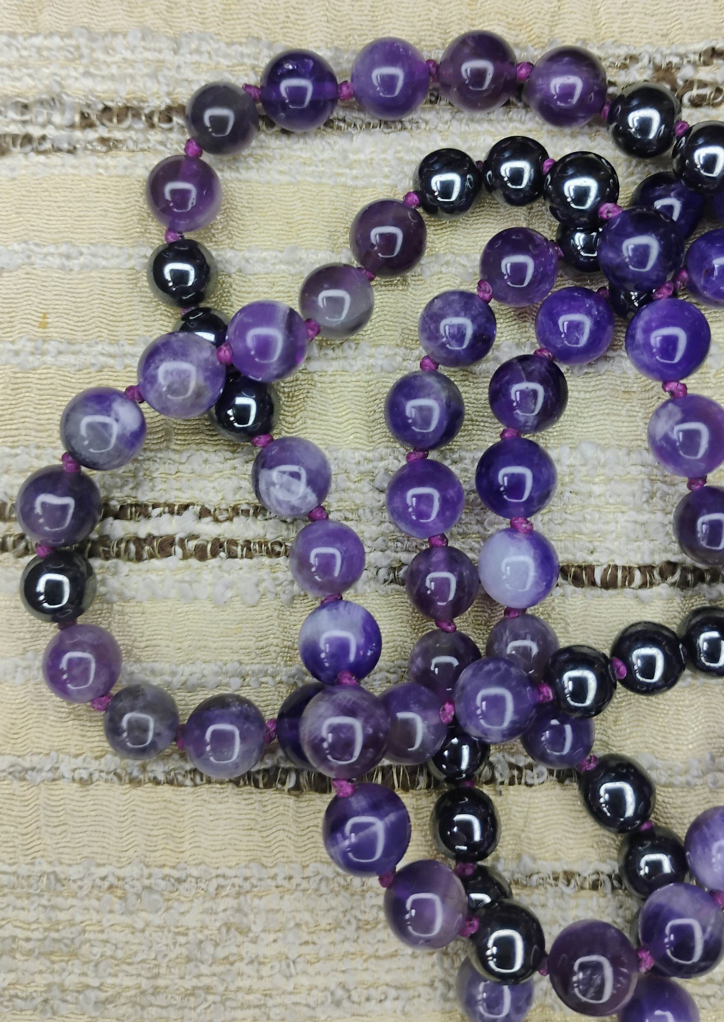 Mala Tibétain 108 Perles – Chakras I, VI et VII
