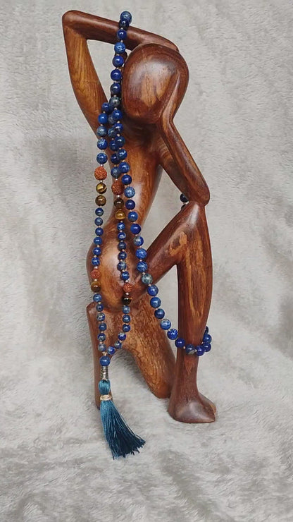 Mala tibetano - 5° & 6° Chakra